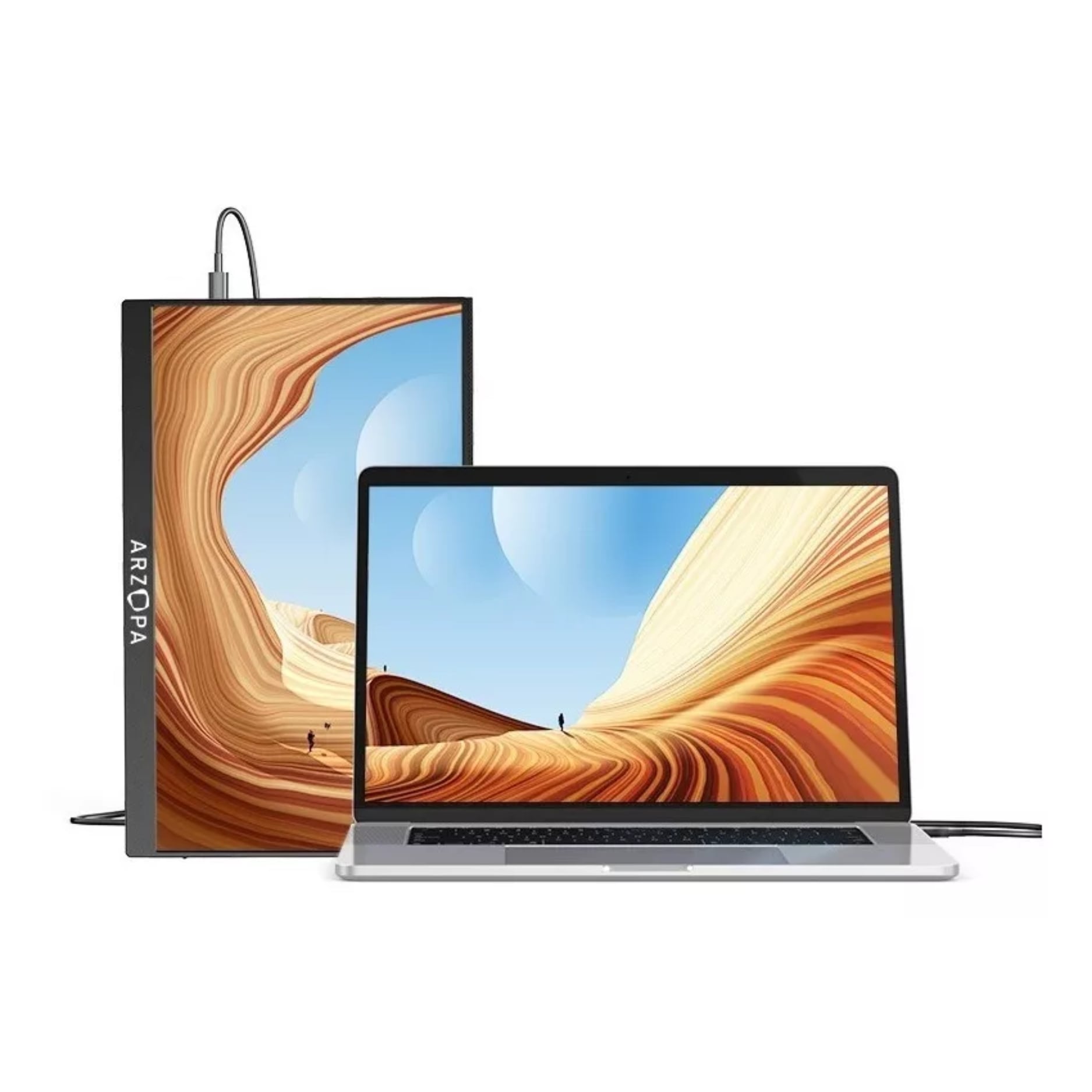 MONITOR PORTÁTIL LED IMPORTCLICK 15.6'' FULL HD HDMI NOTEBOOK SMARTPHONE PARLANTE - 5