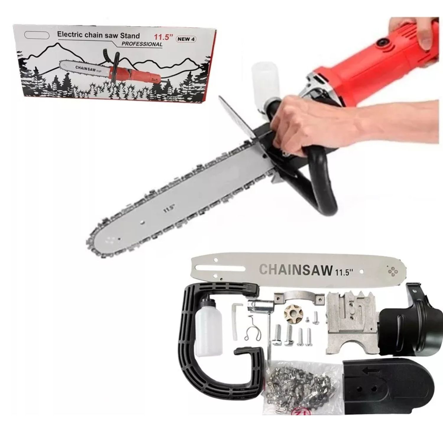 KIT IMPORTCLICK HER.60 CONVERTIDOR ADAPTADOR MOTOSIERRA ESMERIL 11.5 - 4