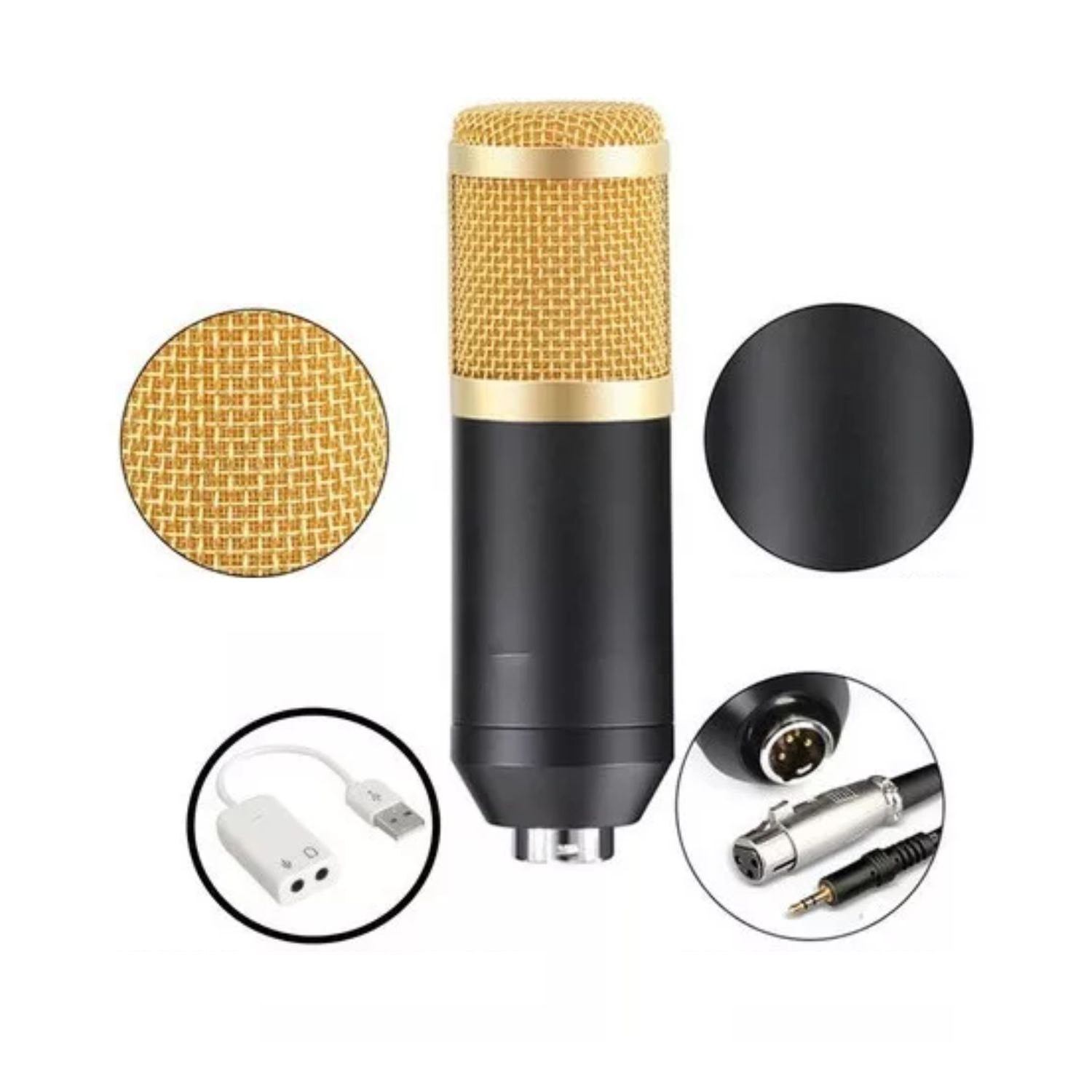 SET IMPORTCLICK TEC.413 MICRÓFONO CONDENSADOR ARTICULADO ESTÉREO PROFESIONAL - 2