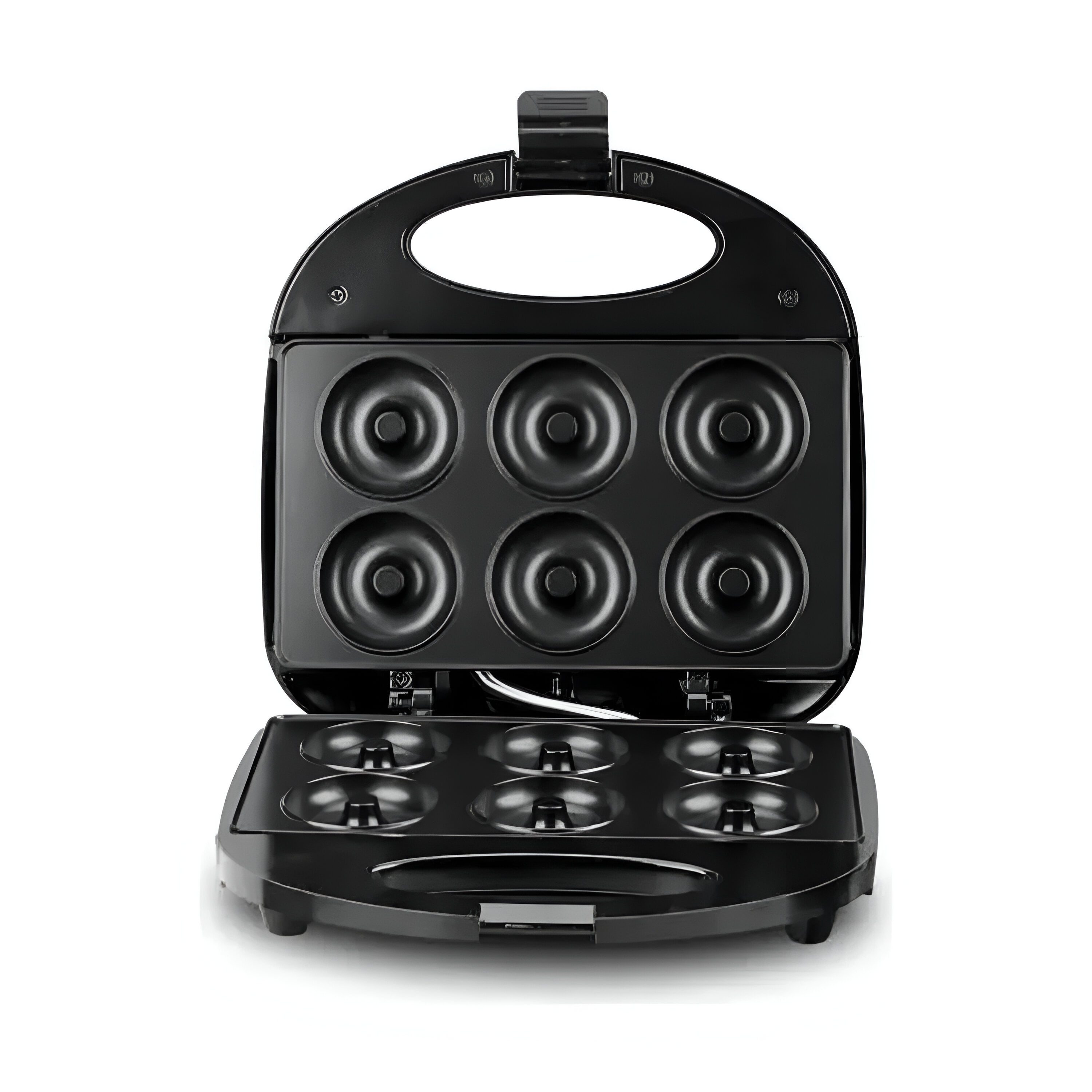 MÁQUINA 6 DONUTS IMPORTCLICK ROSQUILLAS ANTIADHERENTE NEGRO - 2