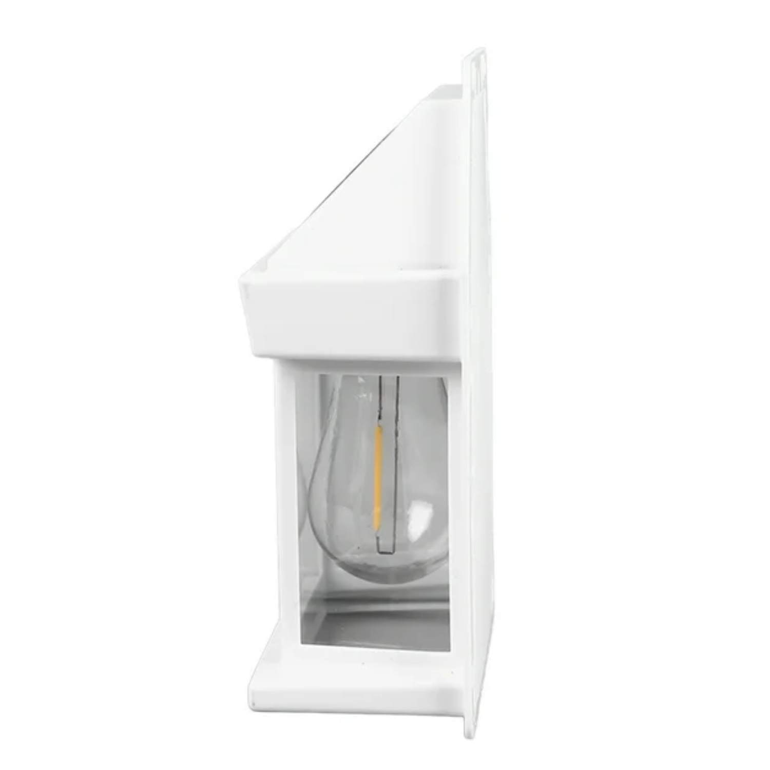 FAROL FOCO SOLAR PARED SENSOR MOVIMIENTO 3.2 V LUZ FRÍA BLANCO - 2