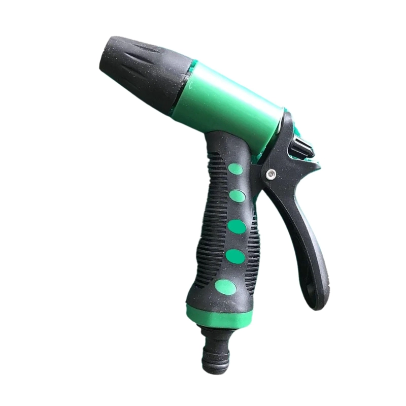 MANGUERA IMPORTCLICK FLEXIBLE 1/2 PULGADA ROLLO 20 M PISTOLA ACOPLES VERDE - 2