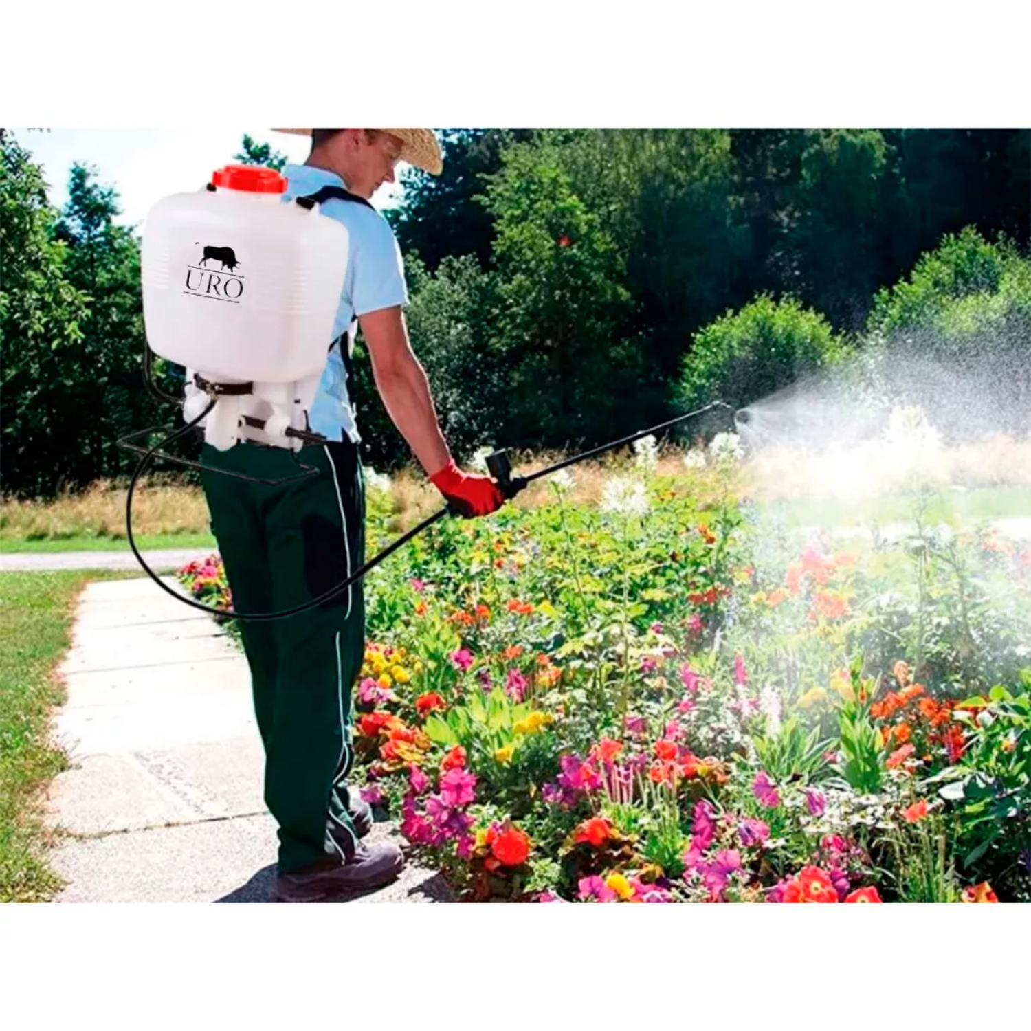 PULVERIZADOR ROCIADOR FUMIGADOR BOMBA MOCHILA 15 LT - 5