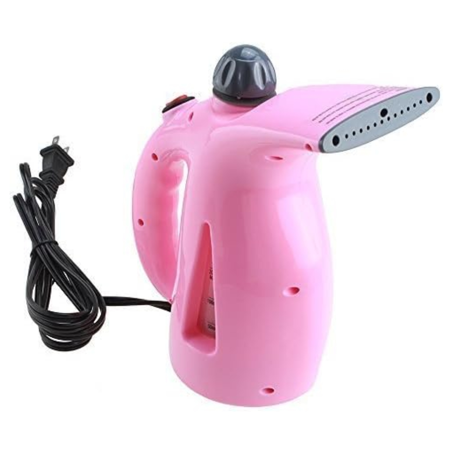 PLANCHA VAPOR VERTICAL ROPA 4 EN 1 VAPORIZADOR SAUNA FACIAL ROSADO - 2