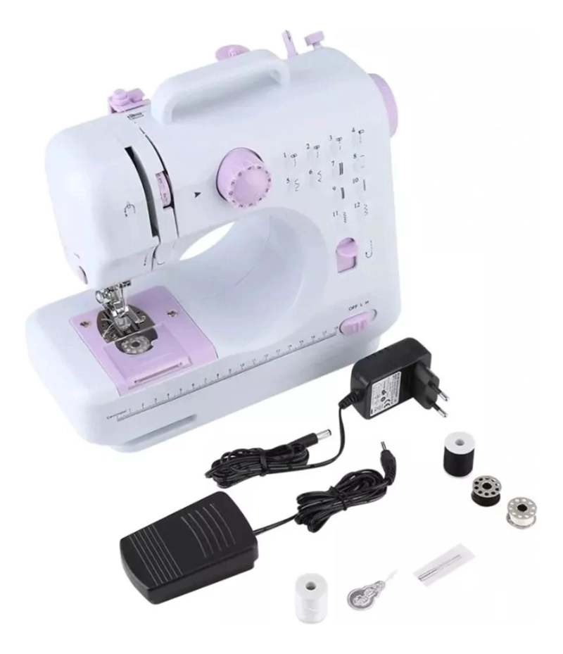MÁQUINA IMPORTCLICK COSER OVERLOCK PORTÁTIL PEDAL ELÉCTRICA 12 PUNTOS - 4