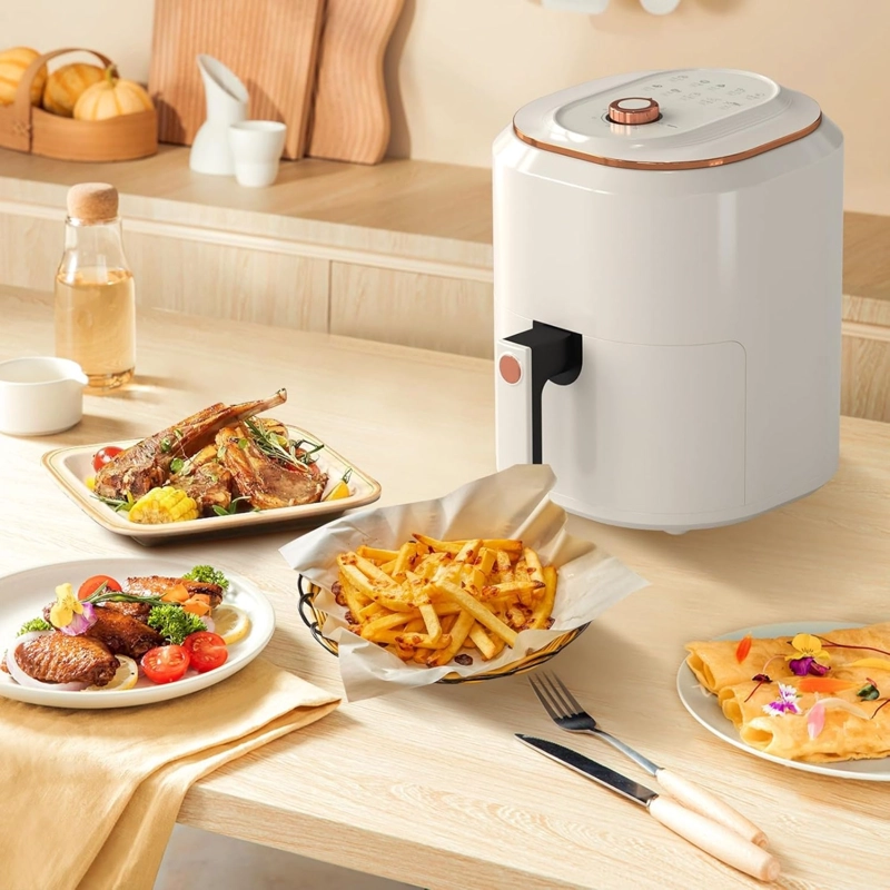 FREIDORA AIRE IMPORTCLICK 6.5 LT AIR FRYER 1500 WATT BLANCO - 2