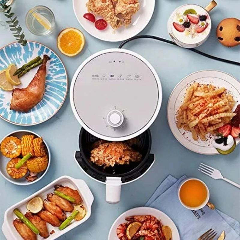 FREIDORA AIRE IMPORTCLICK 6.5 LT AIR FRYER 1500 WATT BLANCO - 7