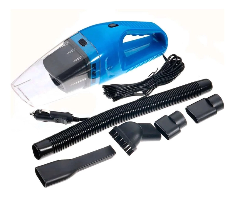KIT IMPORTCLICK ASPIRADORA AUTO PORTÁTIL 12 V 120 WATT PREMIUM AZUL - 1