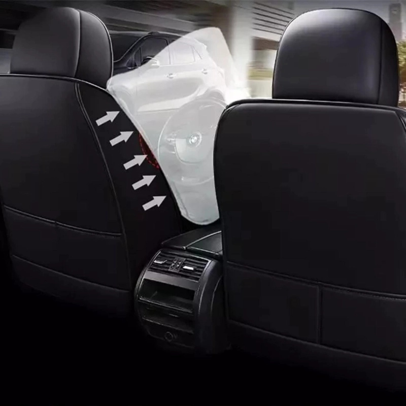 KIT IMPORTCLICK FUNDAS CUBRE ASIENTO ECO CUERO AUTO ALMOHADILLA LUXURY - 3