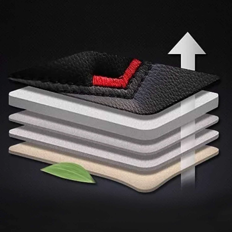 KIT IMPORTCLICK FUNDAS CUBRE ASIENTO ECO CUERO AUTO ALMOHADILLA LUXURY - 8