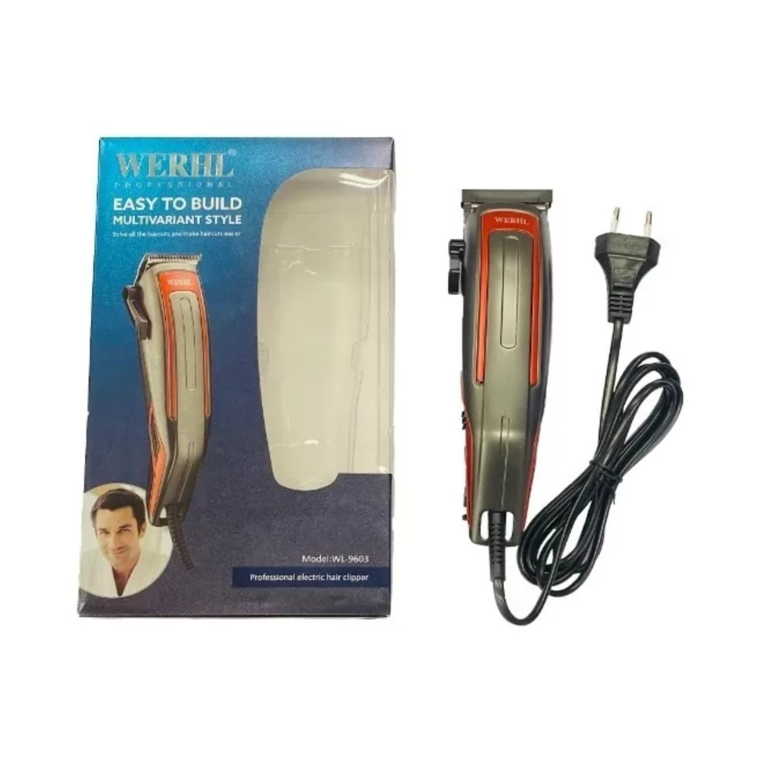 KIT MAQUINA CORTA PELO IMPORTCLICK ELÉCTRICA AFEITAR - 3