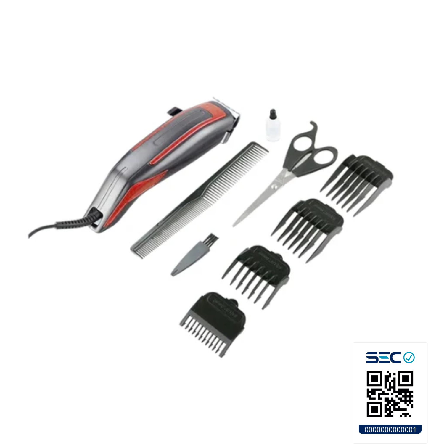 KIT MAQUINA CORTA PELO IMPORTCLICK ELÉCTRICA AFEITAR - 7