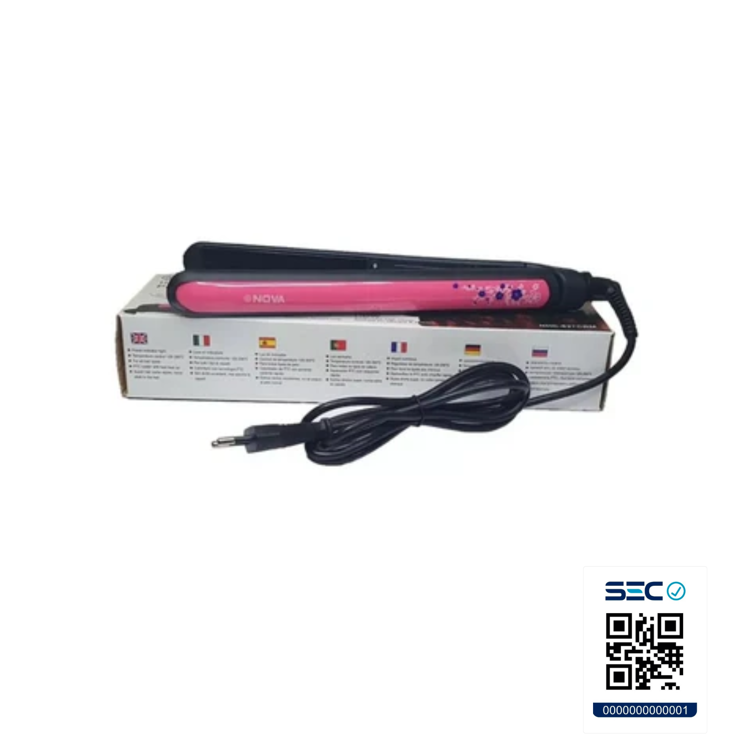 ALISADOR PLANCHA PELO ANTIESTÁTICA ROSADO - 4
