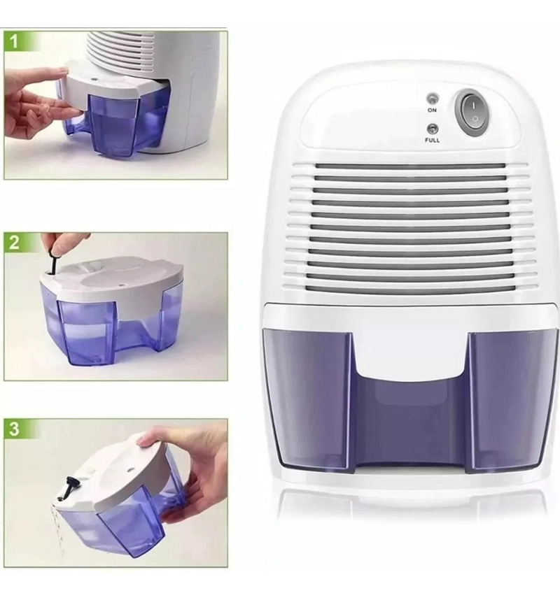 DESHUMIDIFICADOR AIRE IMPORTCLICK ELÉCTRICO 500 ML ELIMINA HUMEDAD - 4