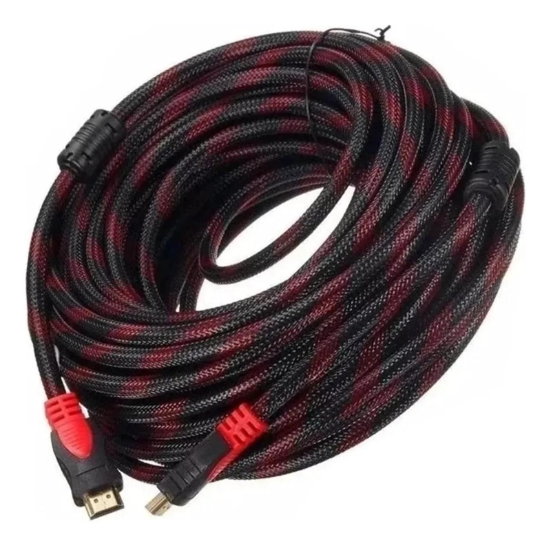 CABLE HDMI IMPORTCLICK 4G 15 MTS FULL HD BLINDADO ENMALLADO - 1