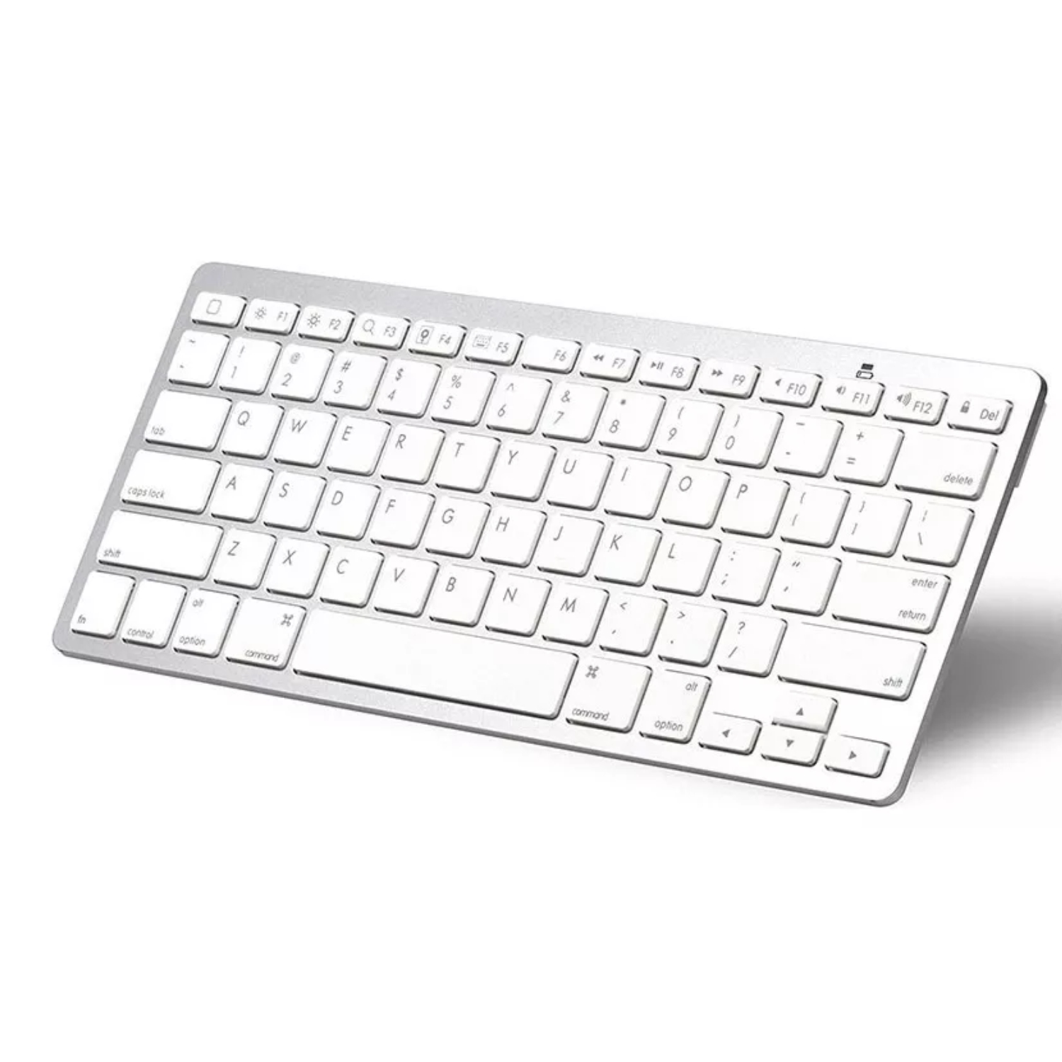 TECLADO UNIVERSAL INALÁMBRICO IMPORTCLICK BLUETOOTH PLATEADO - 1