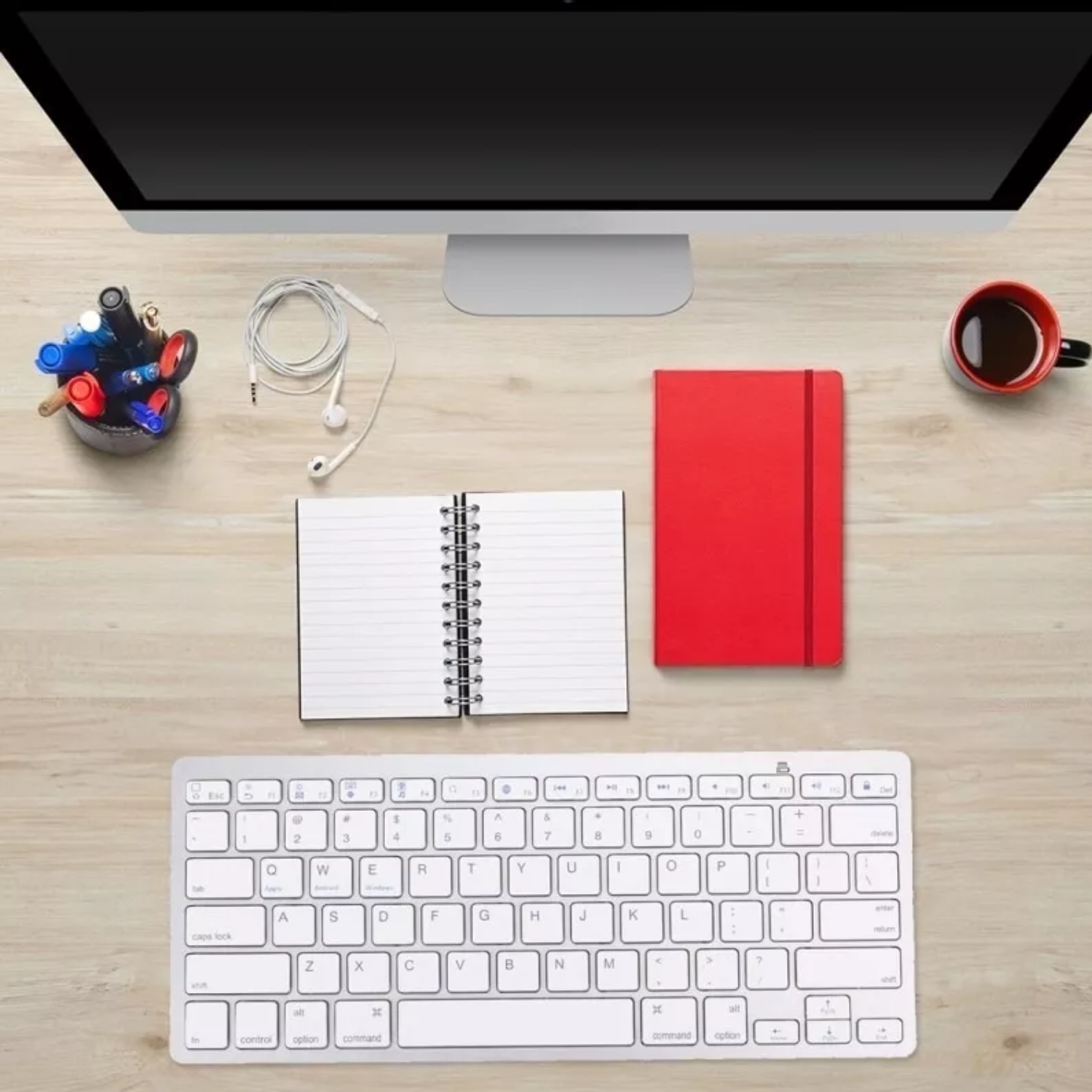 TECLADO UNIVERSAL INALÁMBRICO IMPORTCLICK BLUETOOTH PLATEADO - 7