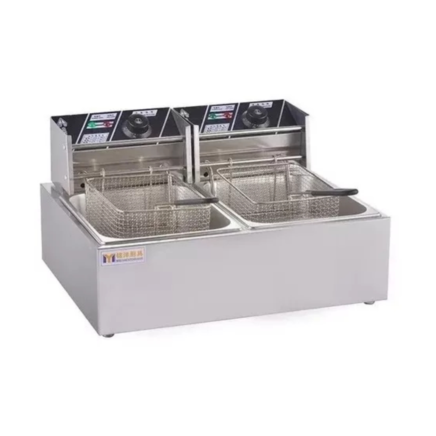 FREIDORA ELÉCTRICA DOBLE DEPOSITO 12 LT 2500 WATT + 2500 WATT - 1