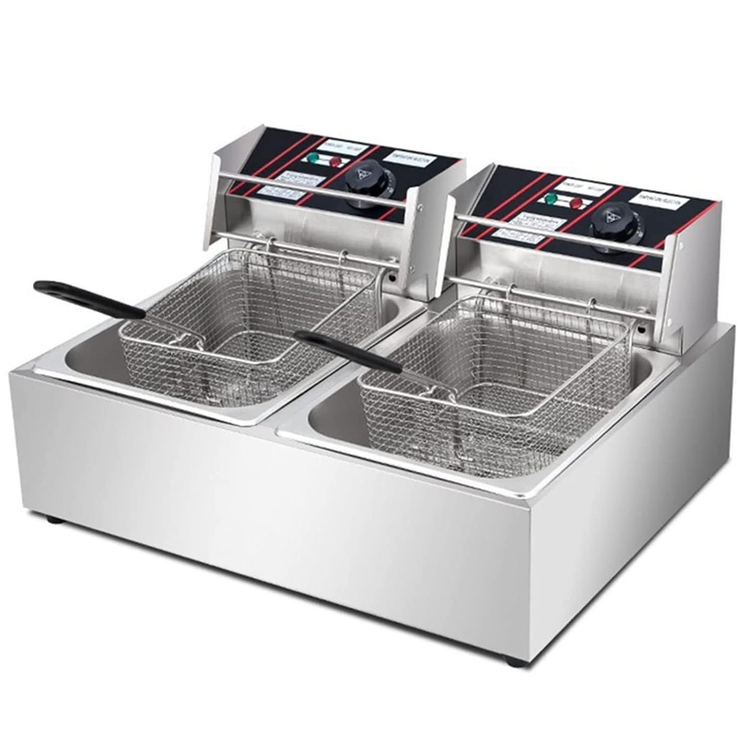 FREIDORA ELÉCTRICA DOBLE DEPOSITO 12 LT 2500 WATT + 2500 WATT - 3