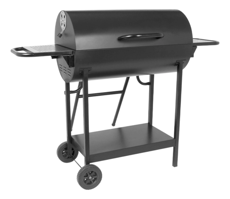 PARRILLA DOBLE CARBON REPISAS LATERALES TAPA - 1