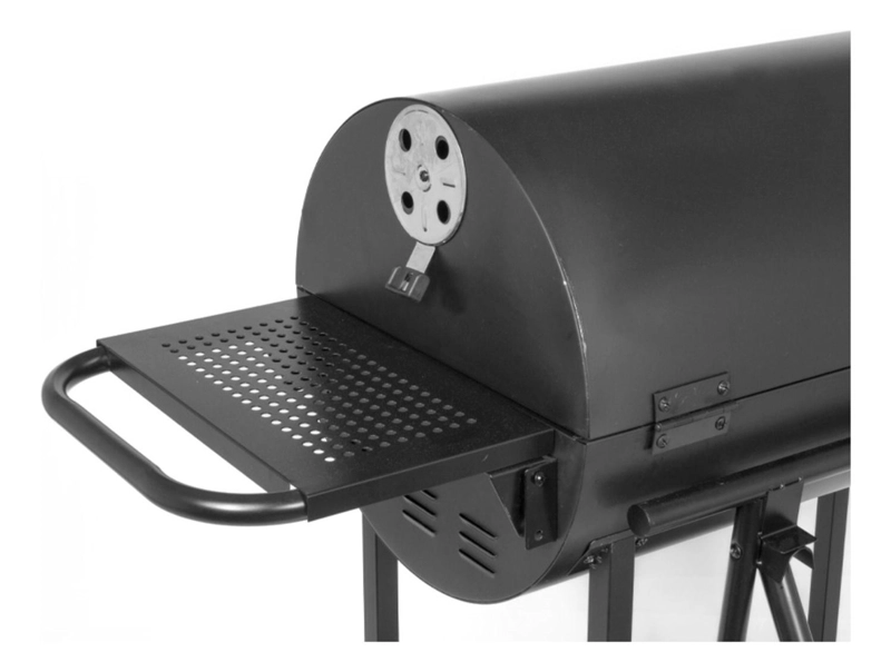 PARRILLA DOBLE CARBON REPISAS LATERALES TAPA - 4