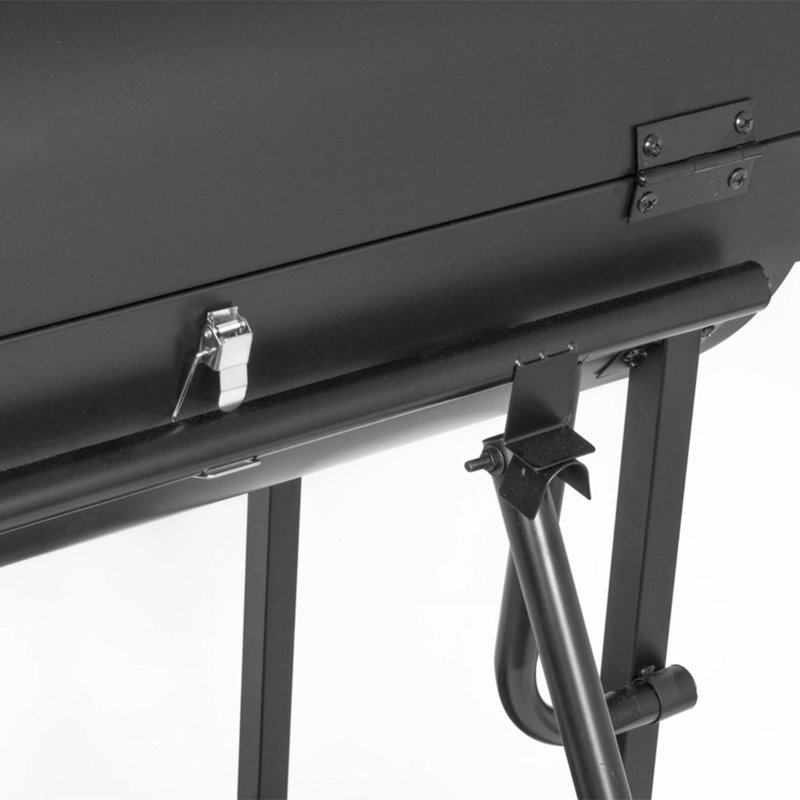 PARRILLA DOBLE CARBON REPISAS LATERALES TAPA - 5