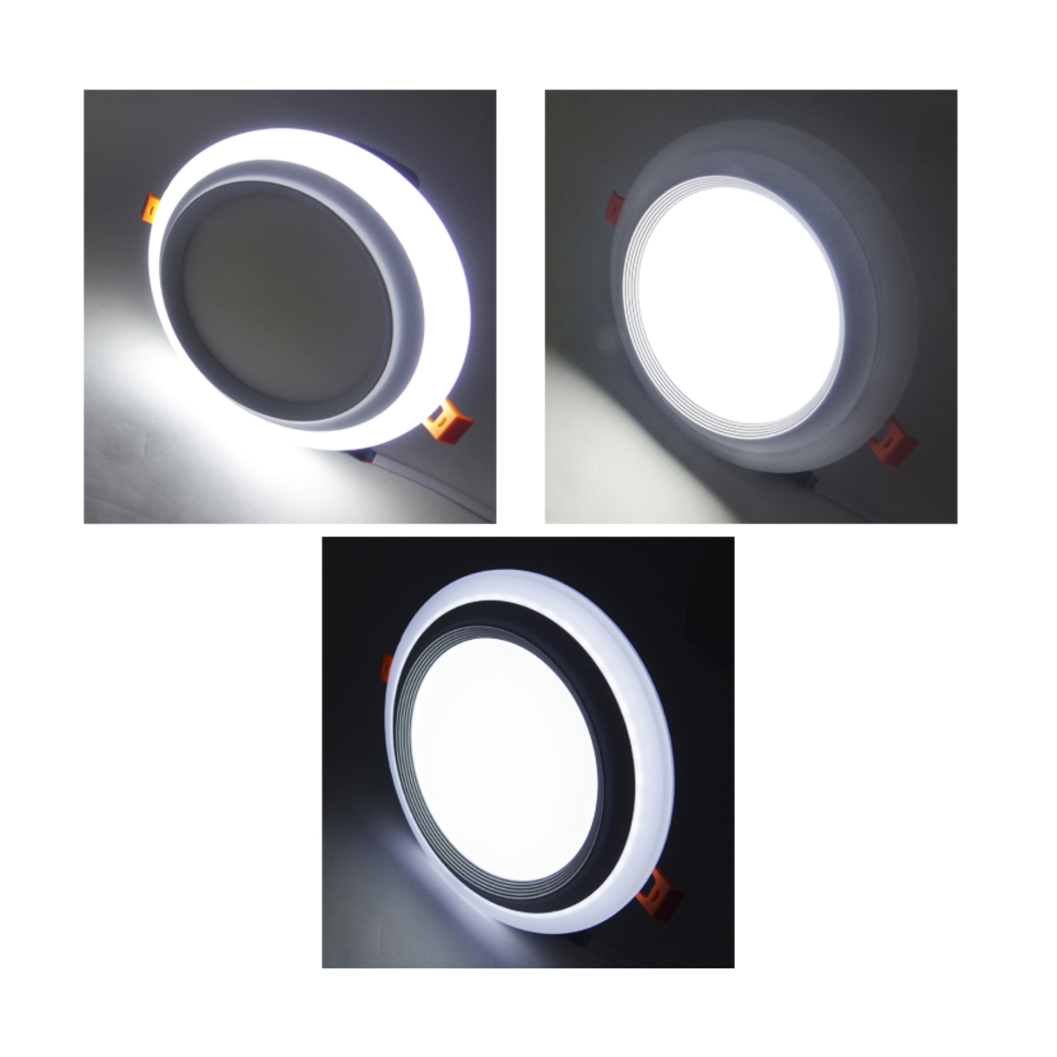 FOCO LED PANEL 124 WATT REDONDO DÚO BLANCO LUZ FRÍA - 2