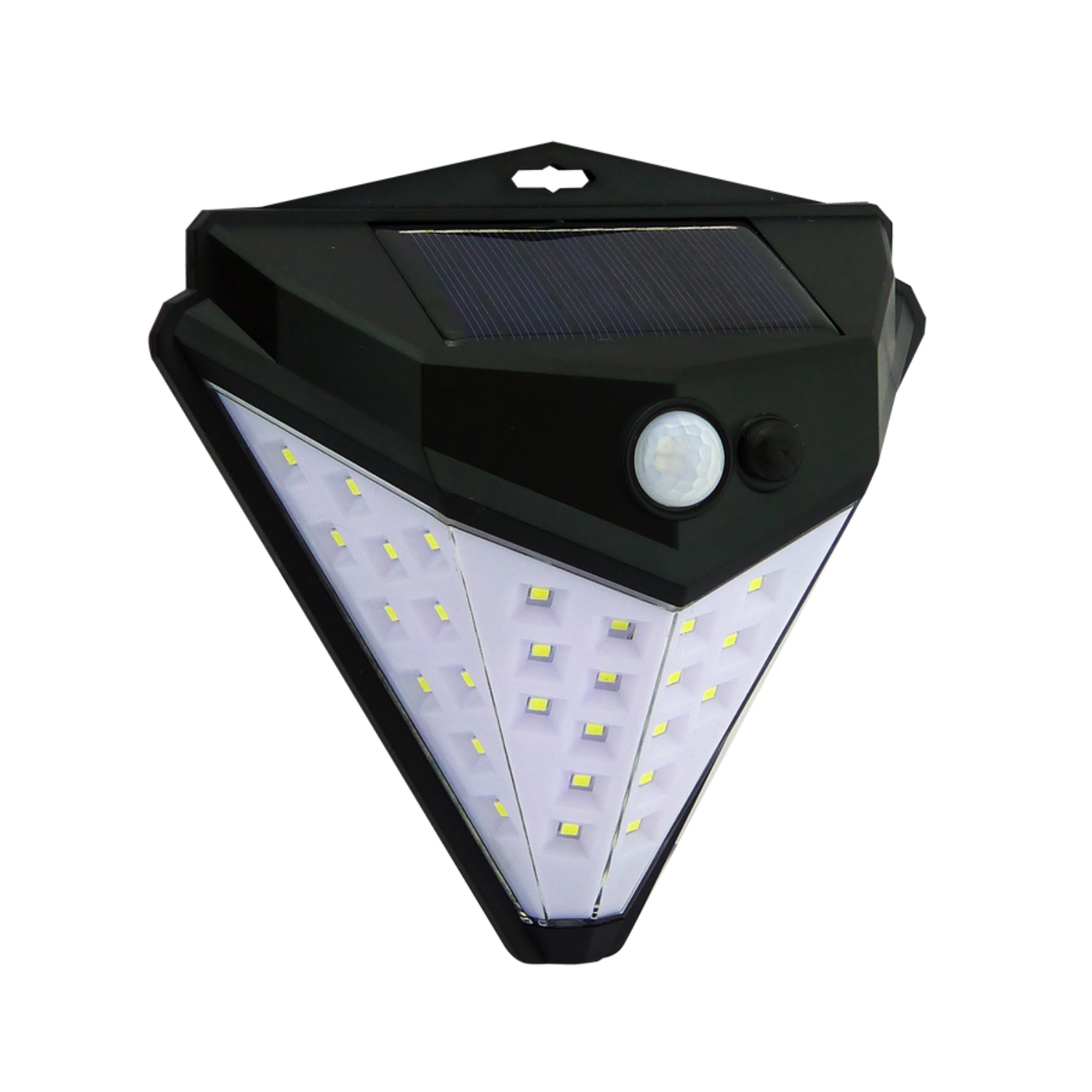 FOCO SOLAR 39 LED MINI APLIQUE PARED SENSOR - 1