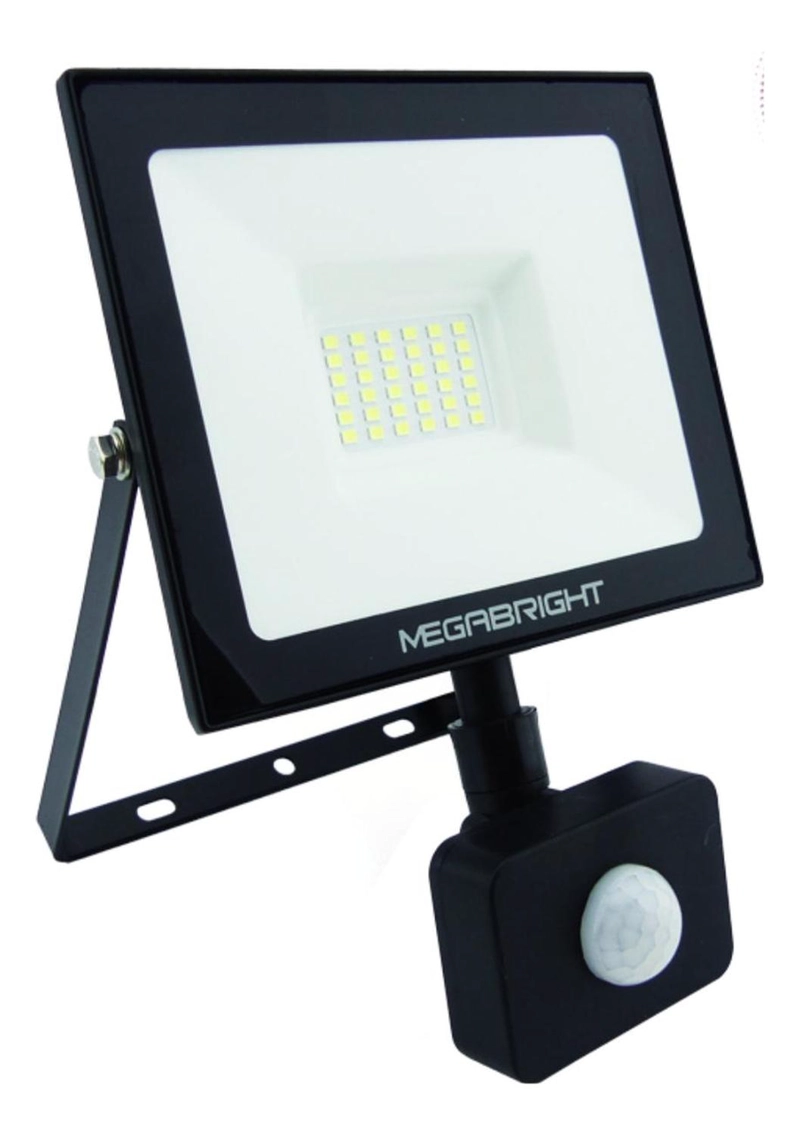 FOCO IMPORTCLICK LED HALÓGENO 30 WATT SENSOR MOVIMIENTO LUZ FRÍA CERTIFICADO - 1