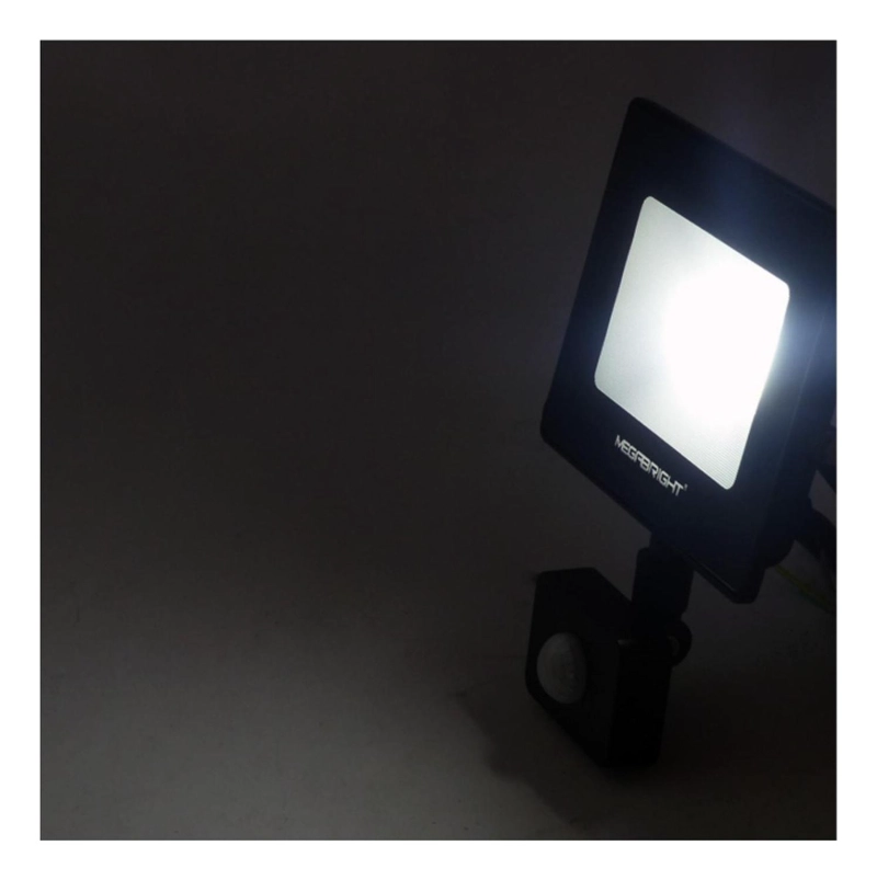 FOCO IMPORTCLICK LED HALÓGENO 30 WATT SENSOR MOVIMIENTO LUZ FRÍA CERTIFICADO - 2