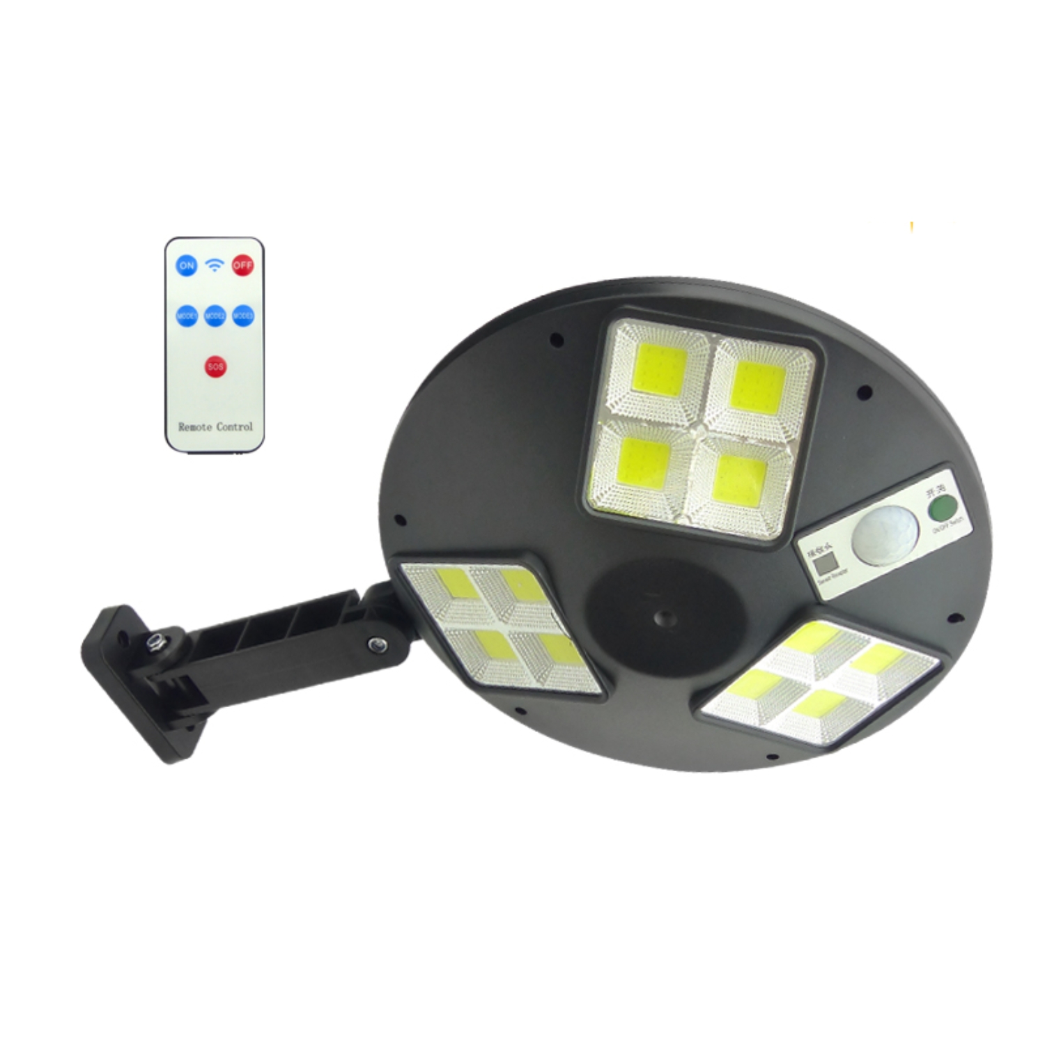 FAROL SOLAR 12 PLACAS COB LED SENSOR MOVIMIENTO - 1