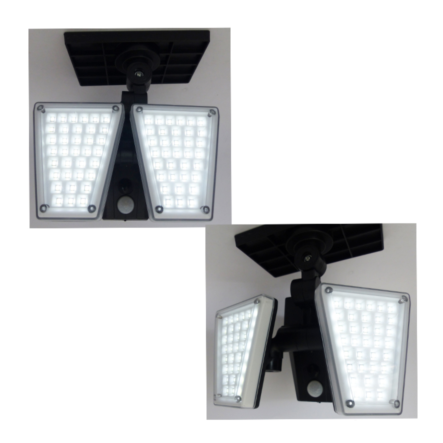PROYECTOR SOLAR LED DOBLE MINI 60 WATT ARTICULADO PVC SENSOR - 4
