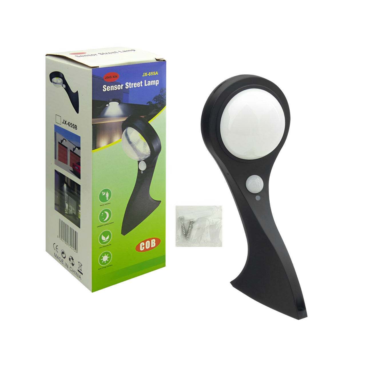 FOCO IMPORTCLICK MINI SOLAR PARED MICA SENSOR MOVIMIENTO BLANCO - 4