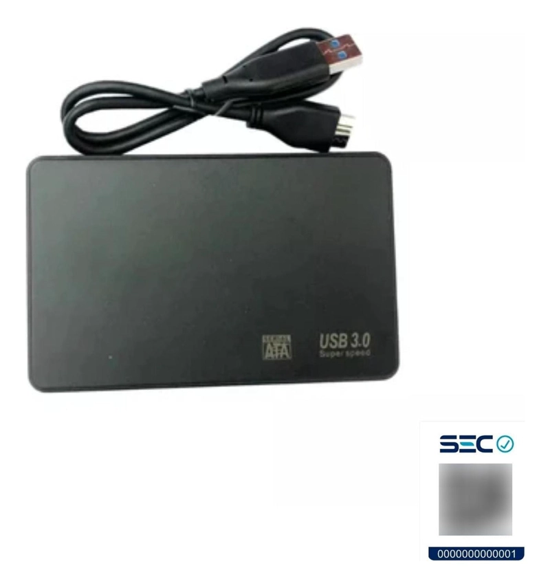 COFRE CASE IMPORTCLICK DISCO DURO SATA 2.5 USB3.0 NIUPI - 3