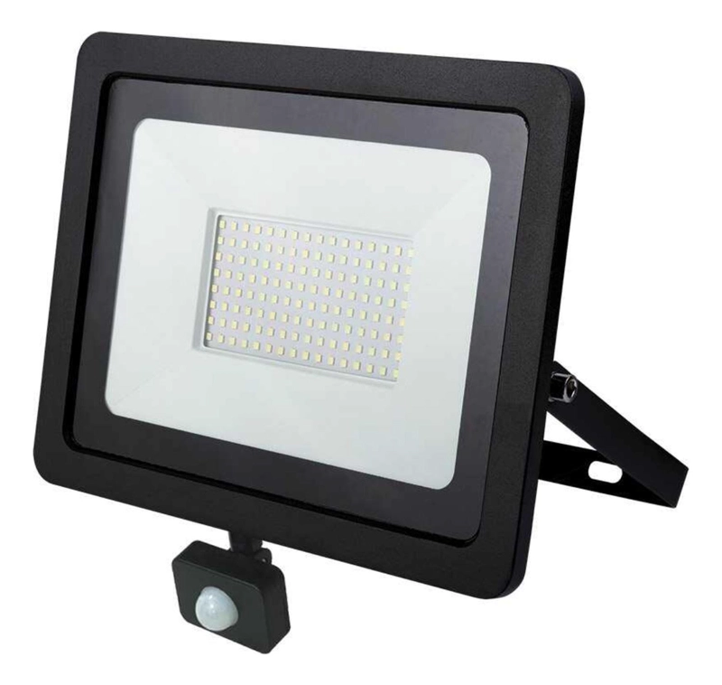 FOCO IMPORTCLICK LED EXTERIOR SENSOR MOVIMIENTO LUZ FRÍO 220 V 9X11X2.7 CM BLANCO - 1