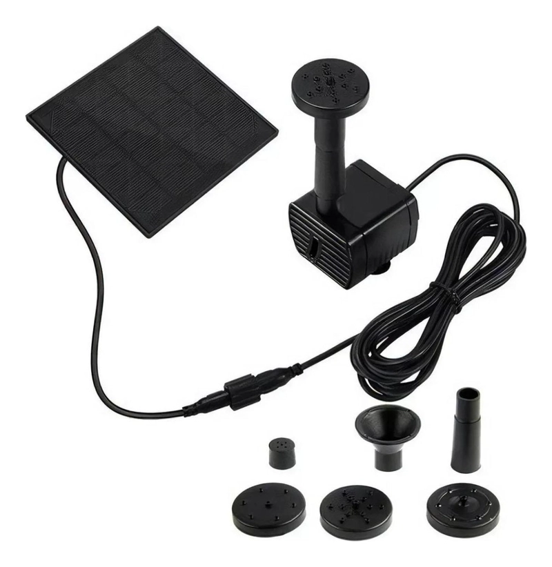 BOMBA AGUA FUENTE IMPORTCLICK PISCINA PANEL ENERGÍA SOLAR SUMERGIBLE 1.4 W - 1