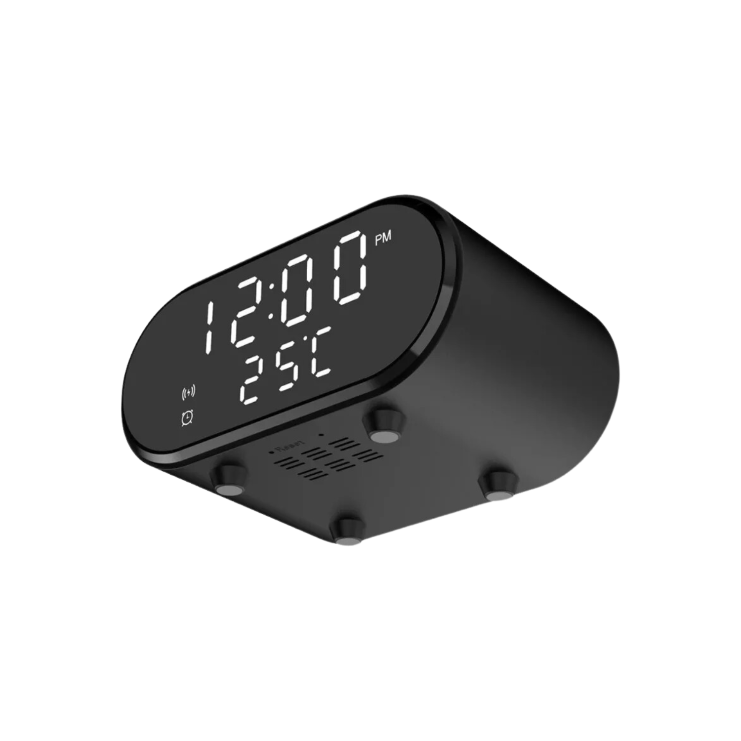 DESPERTADOR IMPORTCLICK RELOJ DIGITAL ALARMA CARGA INALÁMBRICA TERMÓMETRO - 2