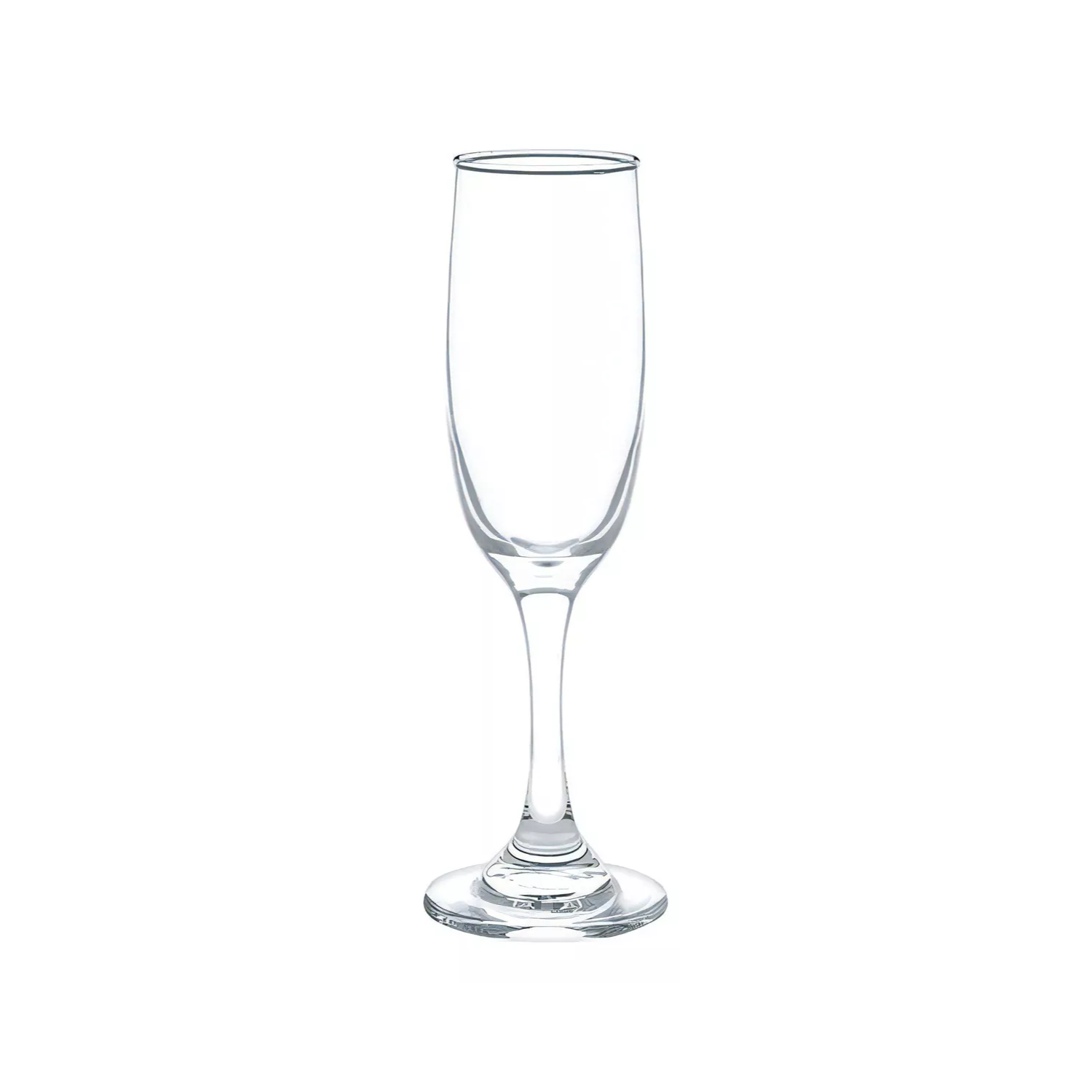 SET 6 COPAS CHAMPAÑA VIDRIO 176 ML TRANSPARENTE - 1