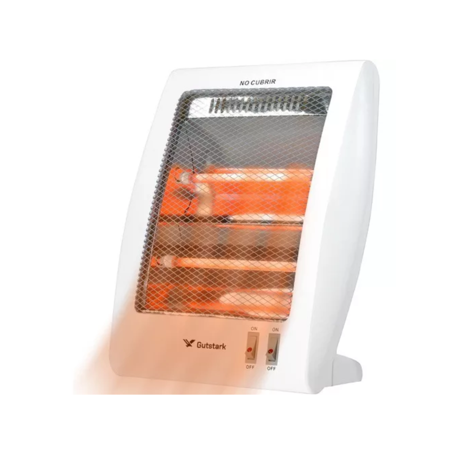 CALEFACTOR ELÉCTRICO 2 NIVELES HOGAR OFICINA 800W BLANCO - 3