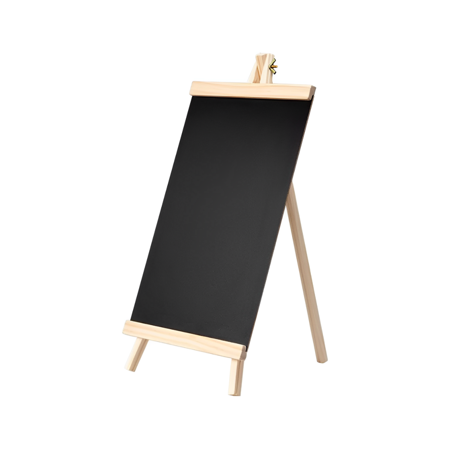 PIZARRA IMPORTCLICK TIPO CABALLETE 28X25 CM ATRIL TIZA MADERA NEGRA - 1