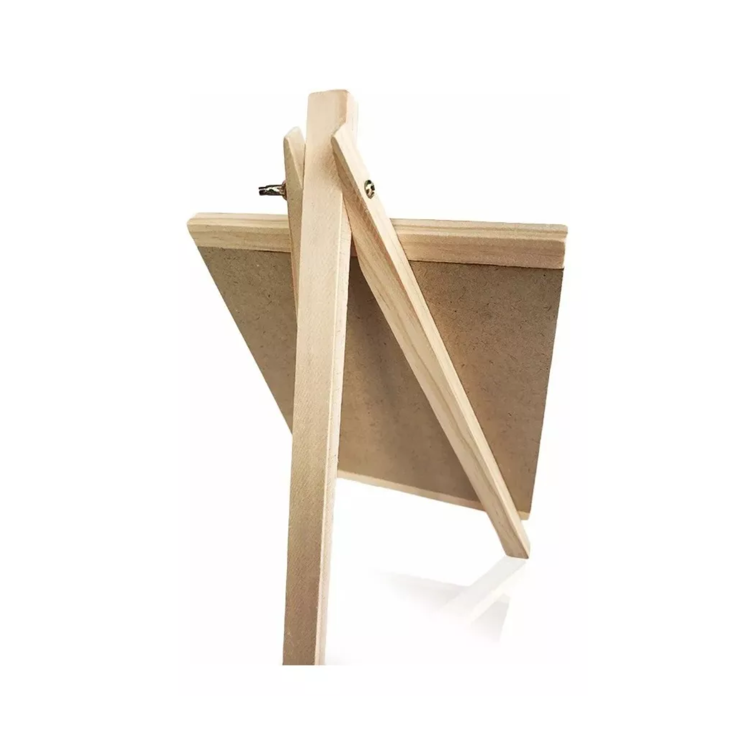 PIZARRA IMPORTCLICK TIPO CABALLETE 28X25 CM ATRIL TIZA MADERA NEGRA - 2