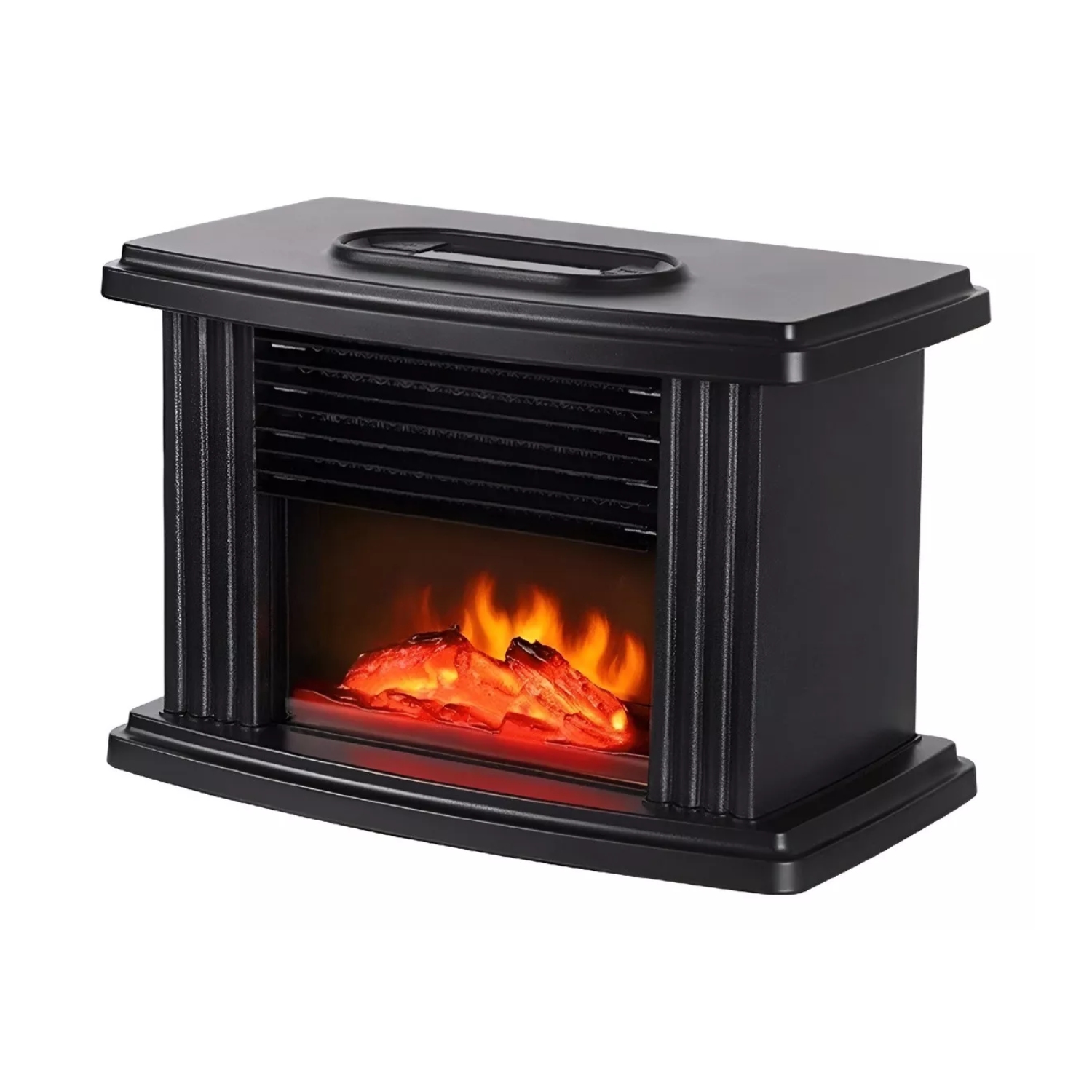 CALEFACTOR IMPORTCLICK ESTUFA ELÉCTRICA TERMOVENTILADOR DISEÑO CHIMENEA NEGRO - 1