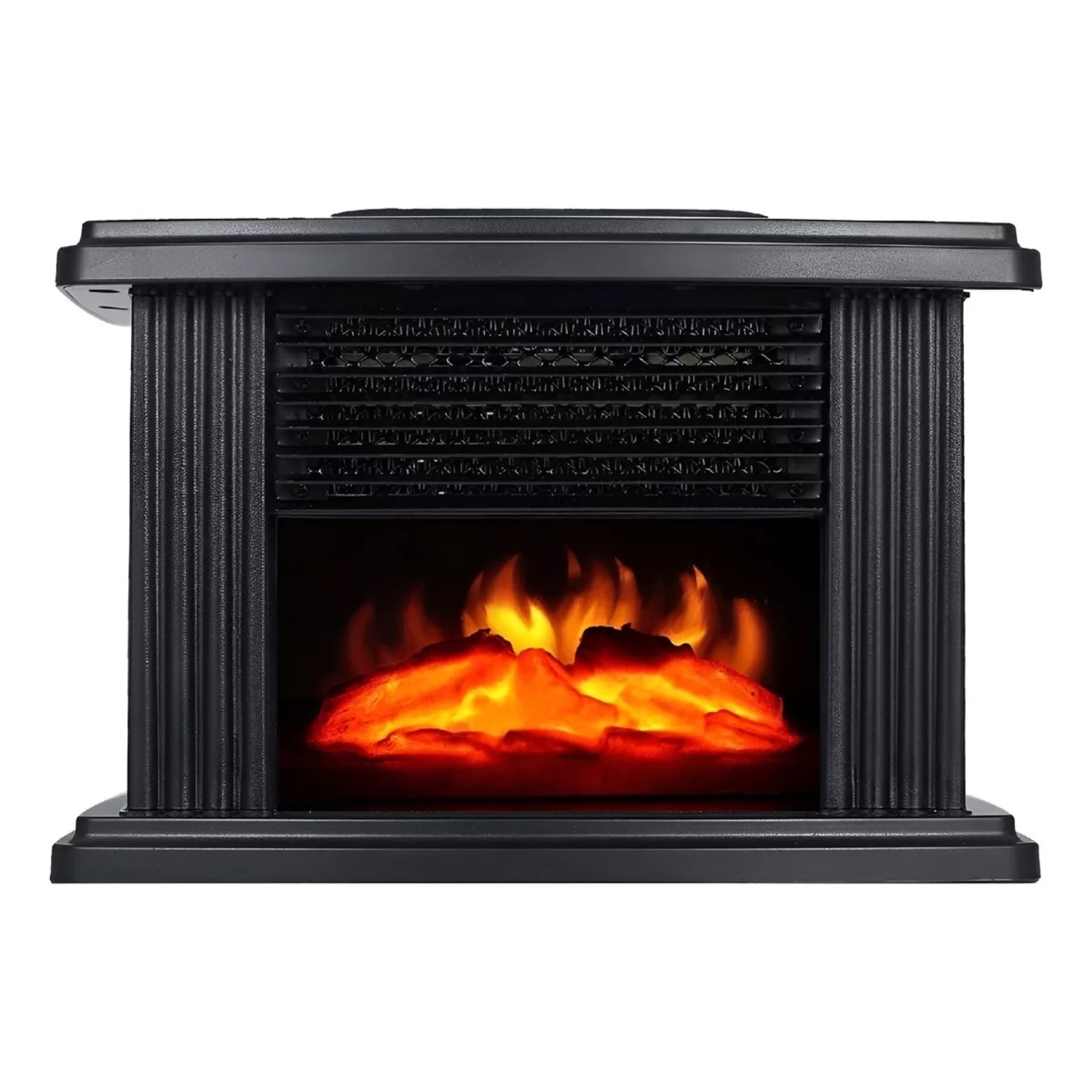 CALEFACTOR IMPORTCLICK ESTUFA ELÉCTRICA TERMOVENTILADOR DISEÑO CHIMENEA NEGRO - 2