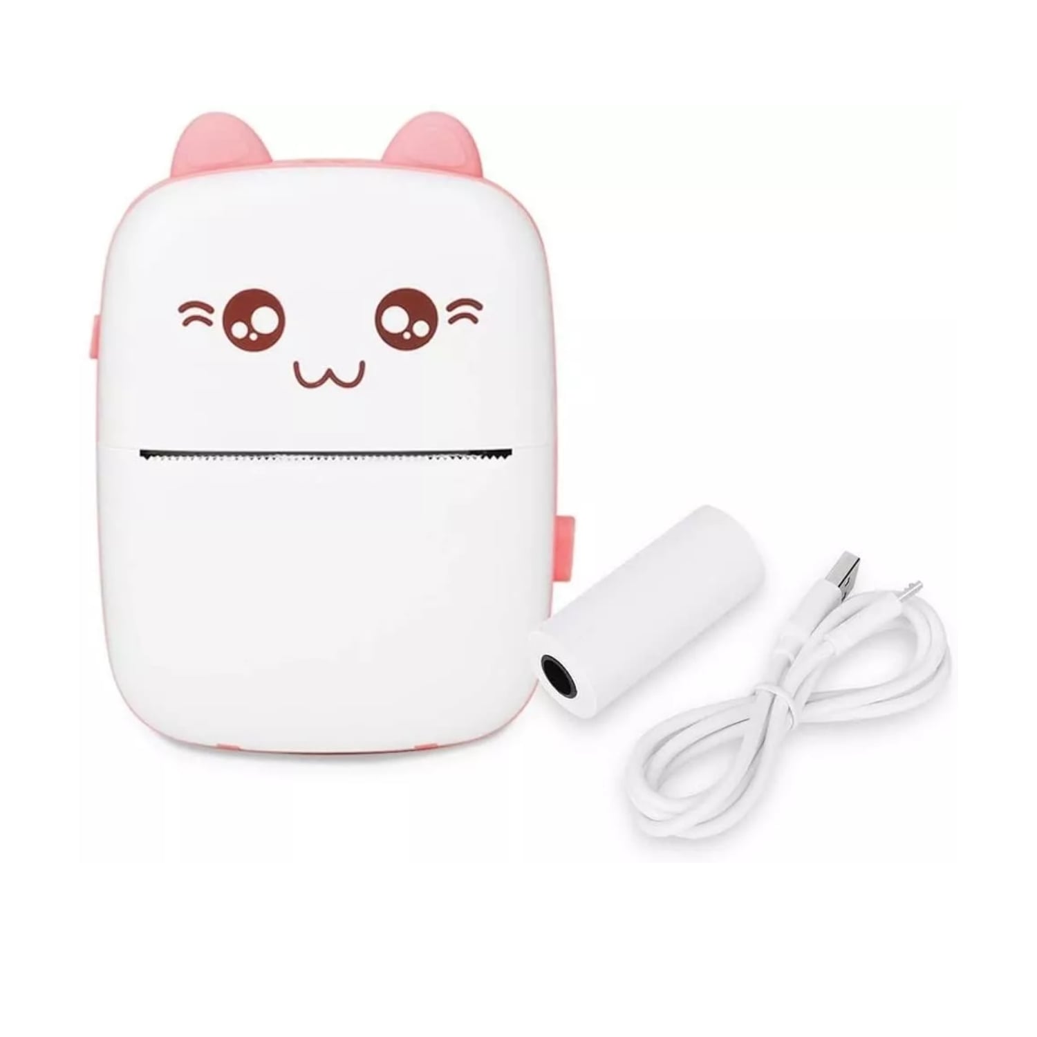 MINI IMPRESORA TÉRMICA PORTÁTIL BLUETOOTH GATITO + 11 ROLLOS - 2