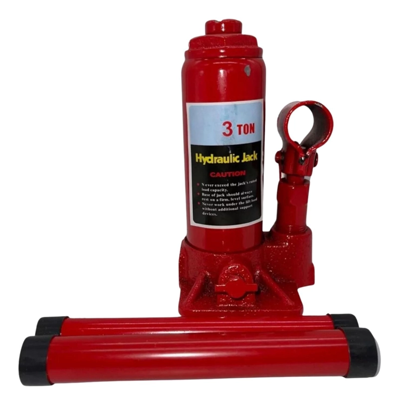GATA IMPORTCLICK HIDRÁULICA BOTELLA 3 TONELADAS ROJO - 7