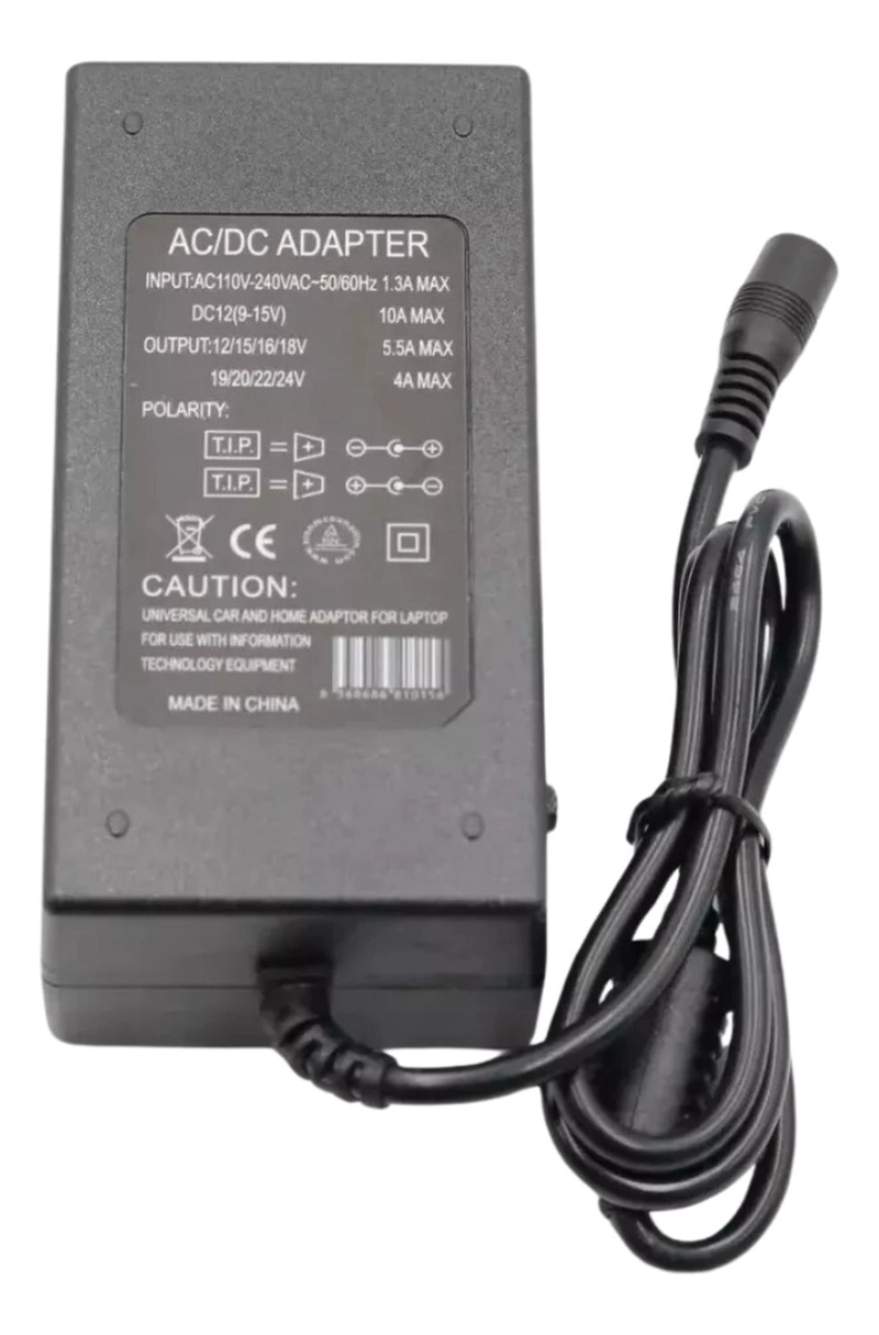 CARGADOR IMPORTCLICK UNIVERSAL ADAPTADOR NOTEBOOK 8 PUNTAS 220V - 2