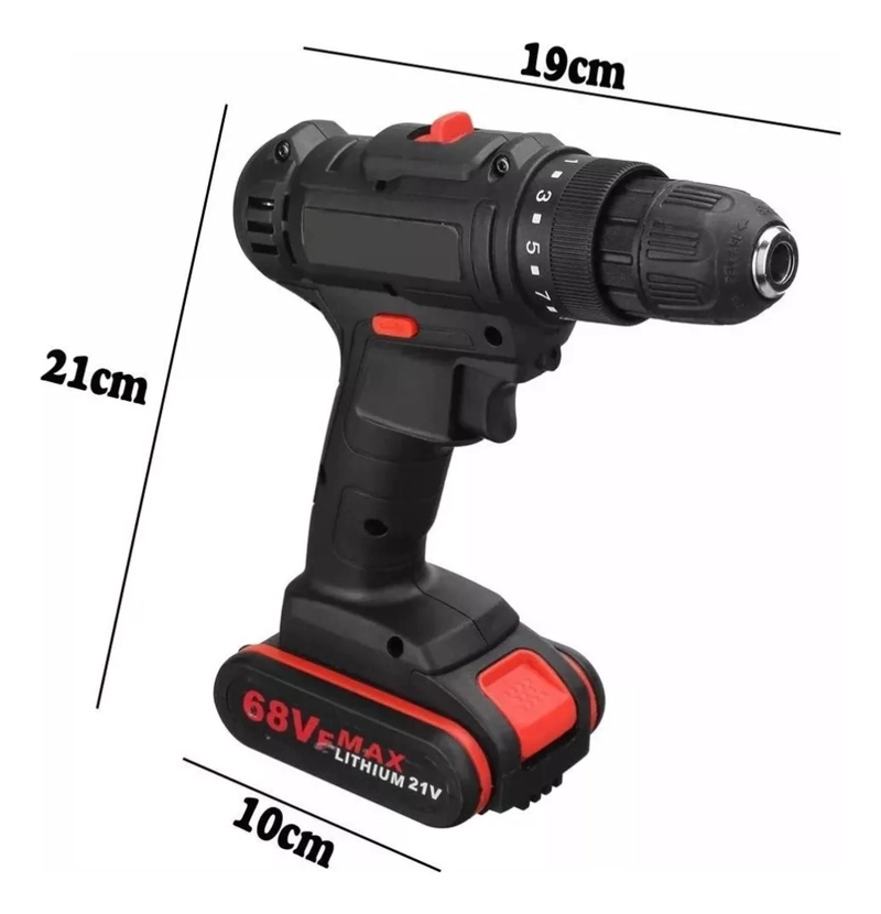 TALADRO ATORNILLADOR IMPORTCLICK INALÁMBRICO BATERÍA 220 V 50/60HZ - 4