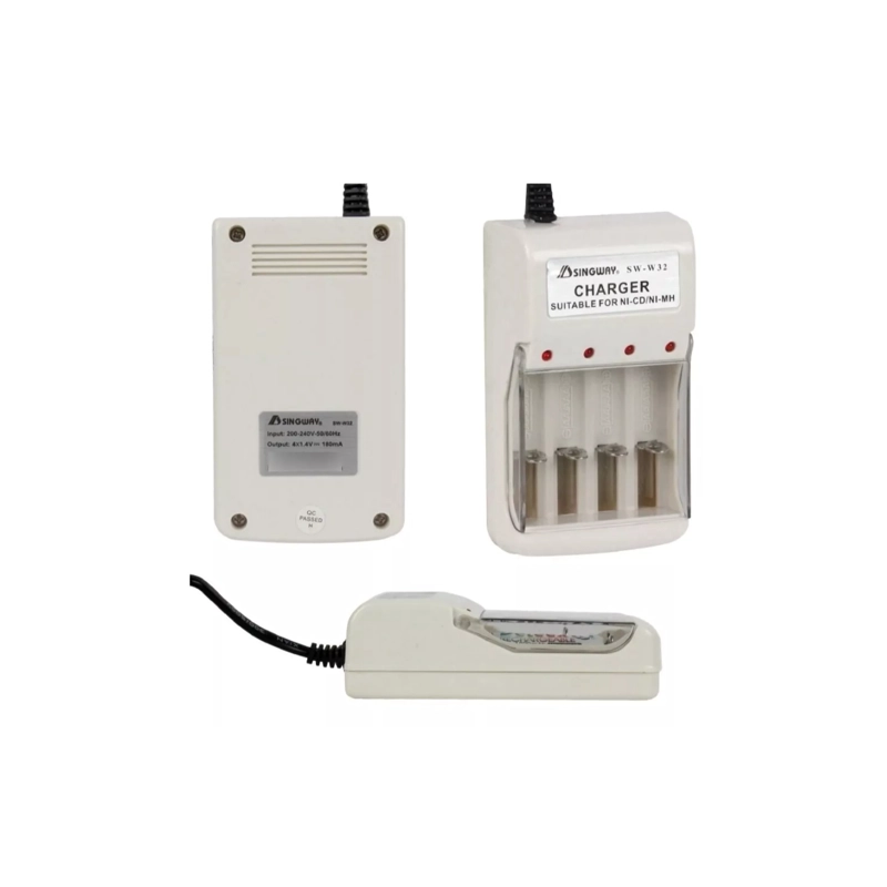 CARGADOR PILAS RECARGABLES 4 PILAS AA AAA 5 V - 2