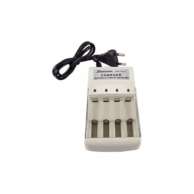 CARGADOR PILAS RECARGABLES 4 PILAS AA AAA 5 V - 3
