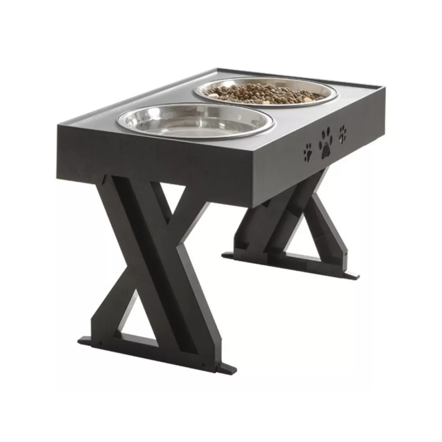 COMEDERO BEBEDERO PERROS AJUSTABLE IMPORTCLICK ACERO PLATO - 7